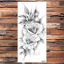 Load image into Gallery viewer, Black Weapon Gun AK47 Tattoo Stickers Women Arm Art Lovers Cool Temporary Tattoo BATTLEGROUNDS PUBG M416 Fake Tatoos Arms Men