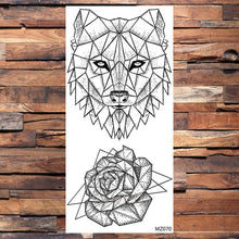 Load image into Gallery viewer, Black Weapon Gun AK47 Tattoo Stickers Women Arm Art Lovers Cool Temporary Tattoo BATTLEGROUNDS PUBG M416 Fake Tatoos Arms Men