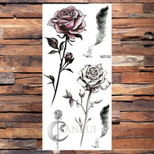 Load image into Gallery viewer, Black Weapon Gun AK47 Tattoo Stickers Women Arm Art Lovers Cool Temporary Tattoo BATTLEGROUNDS PUBG M416 Fake Tatoos Arms Men