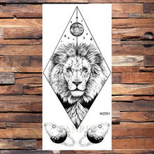 Load image into Gallery viewer, Black Weapon Gun AK47 Tattoo Stickers Women Arm Art Lovers Cool Temporary Tattoo BATTLEGROUNDS PUBG M416 Fake Tatoos Arms Men