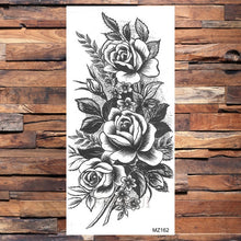 Load image into Gallery viewer, Black Weapon Gun AK47 Tattoo Stickers Women Arm Art Lovers Cool Temporary Tattoo BATTLEGROUNDS PUBG M416 Fake Tatoos Arms Men