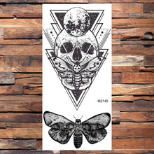 Load image into Gallery viewer, Black Weapon Gun AK47 Tattoo Stickers Women Arm Art Lovers Cool Temporary Tattoo BATTLEGROUNDS PUBG M416 Fake Tatoos Arms Men