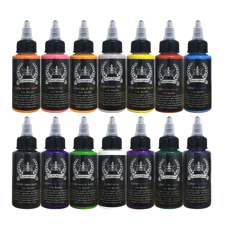 1pcs 30ml Multi Colors Tattoo Ink Pigment Beauty Makeup Paints Bottles Body Art Tool